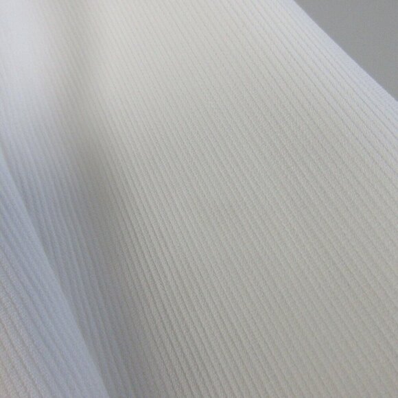 Club Monaco Tie Waist Blazer Women S White Open Front Ribbed Jacket Texture 442 - Picture 9 of 13